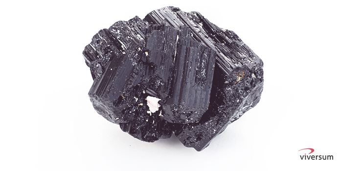 Edelstein schwarzer Turmalin