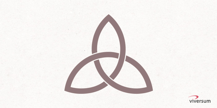 Keltisches Symbol Triquetra